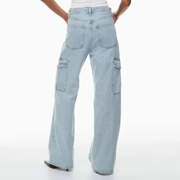 Agolde minka cargo jeans in realm 26 NWT - Picture 4 of 16